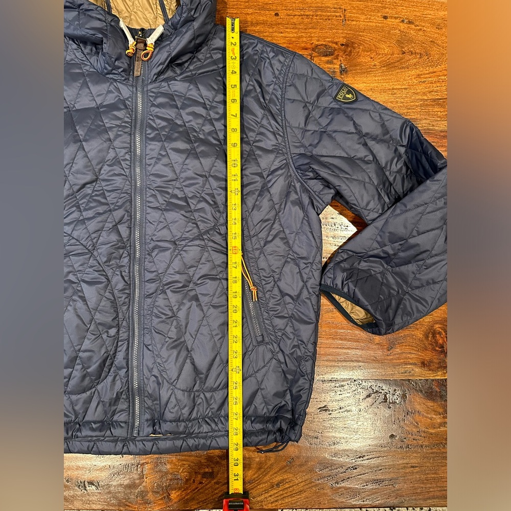 NWT! Polo by Ralph Lauren  Holborn Quilted Hooded Jacket Men’s Size L Navy - Picture 14 of 15
